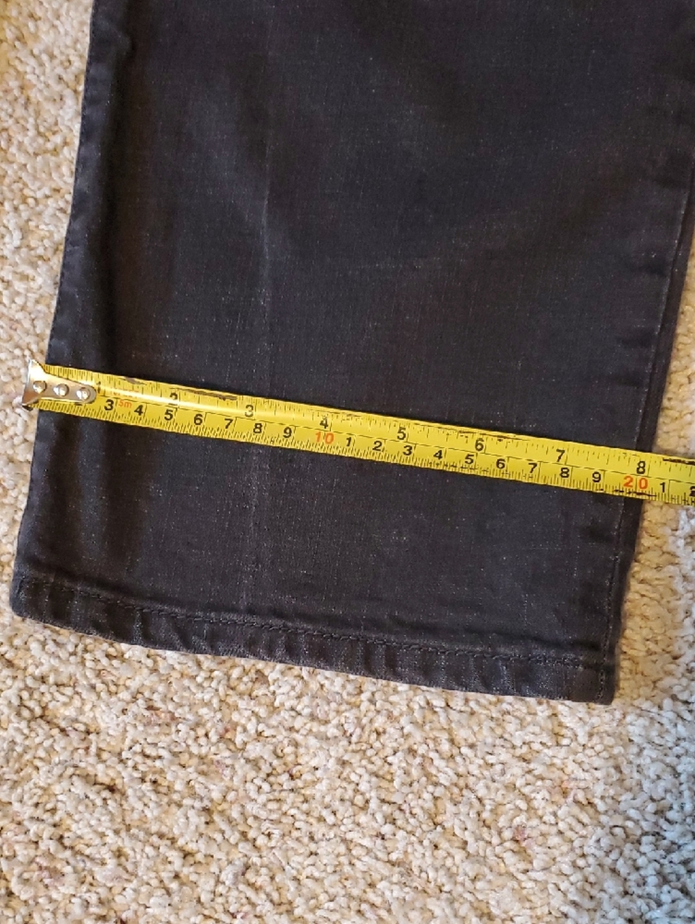 Prana Straight Fit Black Jeans - 32x32 - Picture 10 of 10